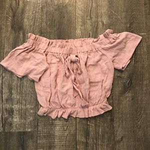 4 for $12 Off the shoulder cropped top